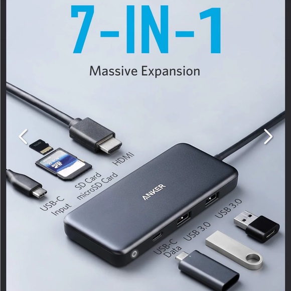 NWT Anker 341 USB-C Hub (7 in 1) - Picture 9 of 11